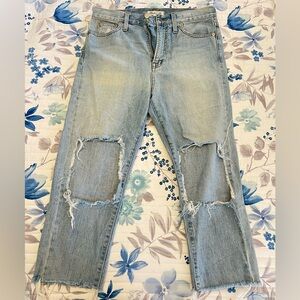 Madewell Distressed Perfect Summer Jeans size 30